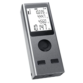 1 ШТ Мини-лазерный дальномер USB-зарядка для измерения расстояния в фюзеляже из алюминиевого сплава 30 м Серый 2