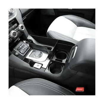 4шт Чехол-органайзер для двери автомобиля для Land Rover Discovery 4 LR4 2013-2016 Многофункциональный лоток для телефона, подстаканник, коробка для хранения 2