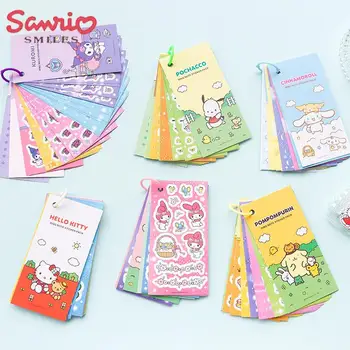 Sanrioed Ручная Наклейка Для Аккаунта Kawaii Anime Hello Kittys Kuromi Cinnamoroll Melody Декоративная Наклейка Ручной Набор Детских Игрушек Подарок 2