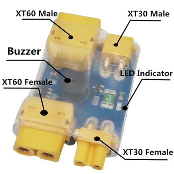 XT30 / XT60 Интеллектуальный ограничитель дыма, Защита от короткого замыкания, разъем для FPV-дрона 2
