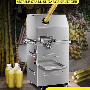 Автоматическая соковыжималка для сахарного тростника из нержавеющей стали, Настольная соковыжималка для сахарного тростника 2