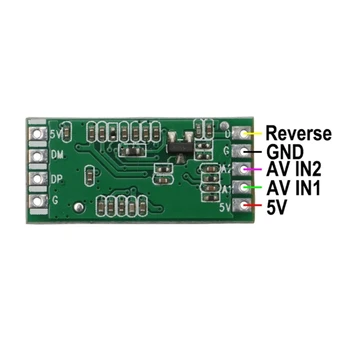 Аналоговый CVBS-USBМодуль камеры AV-To-USB Преобразование цифрового сигнала Видеозахвата Boad Поддержка YUY / MJPG Для RC FPV Простота в использовании 2