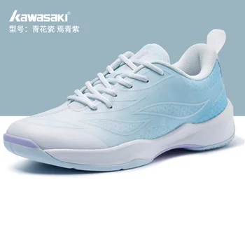 Женская обувь для бадминтона Kawasaki 2023, НОВАЯ модная профессиональная нескользящая ракетка для бадминтона, теннисные туфли, женские кроссовки 2