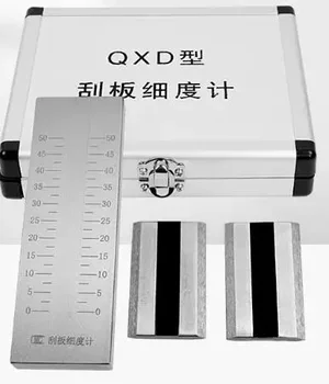 Измеритель тонкости скребка из нержавеющей стали, пластина с одной канавкой, датчик тонкости QXD 0-25-50-100 мкм, опция 2