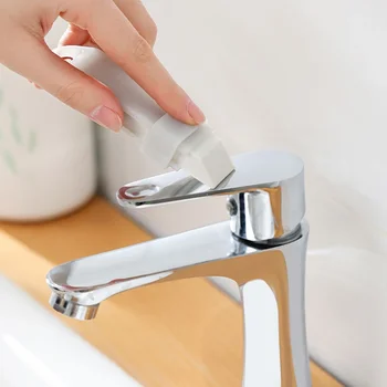 Легко Заменяемый резиновый ластик для удаления известкового налета, ржавчины, щетки для чистки стекла в ванной, бытовые кухонные инструменты для чистки кастрюль 2