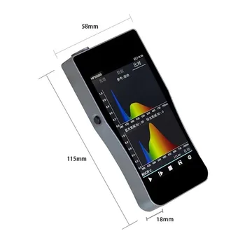 Ручной тестер цвета источника света HP350A, длина волны 380-780, цветовая температура, определение освещенности, измеритель спектральной освещенности 2