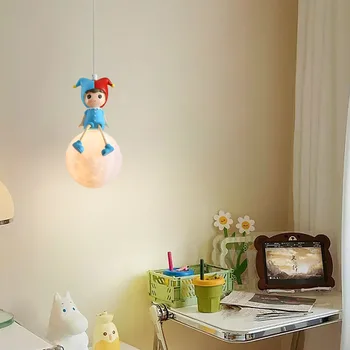Современный светодиодный подвесной светильник, Прикроватная Подвесная Люстра для детской гостиной, спальни, украшения дома, светильник Lustre 2