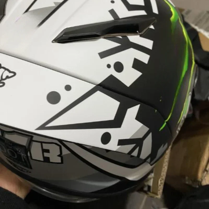 Полнолицевый шлем PISTA GPRR для мотокросса Capacete с одним гвоздем, Высококачественная конфигурация, Козырек, Мотоциклетное оборудование, шлемы Изображение 2