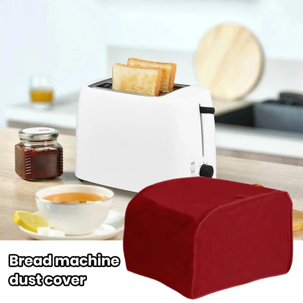 Прочная крышка духовки, прочная моющаяся крышка тостера Защитите духовки с тостерами на 2/4 ломтика от пыли с помощью этого для тостера Изображение 3