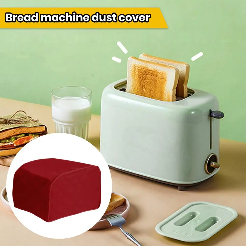 Прочная крышка духовки, прочная моющаяся крышка тостера Защитите духовки с тостерами на 2/4 ломтика от пыли с помощью этого для тостера Изображение 5