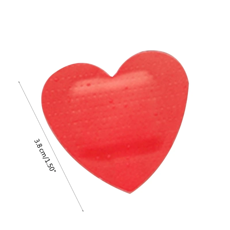 10шт Лейкопластырь, Клейкие бинты в форме сердца, Тканевые бинты, бинты для гемостаза, водонепроницаемые Изображение 5
