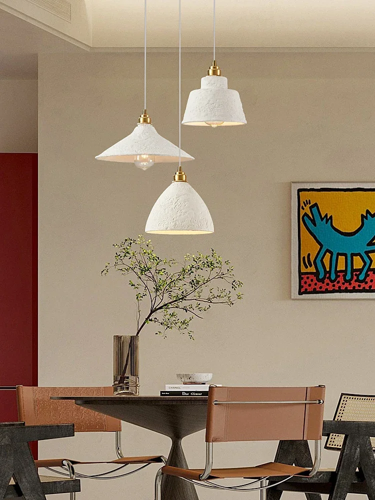 Японский Дизайнерский ресторан Wabi-sabi Подвесные светильники ручной работы LED E27 Прикроватная тумбочка для спальни Подвесной светильник для кухни и столовой Изображение 1