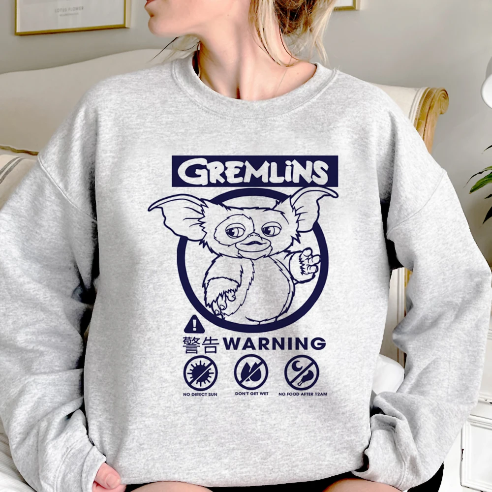 Толстовки Gremlins, женская эстетическая одежда 90-х, спортивный костюм, женский пуловер Kawaii Изображение 3