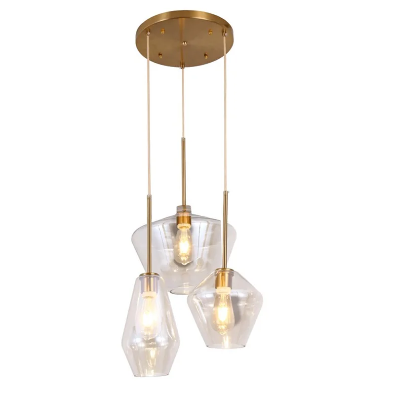 Подвесные светильники SAMAN Nordic, светодиодные современные простые декоративные лампы для домашней столовой, бара Изображение 4