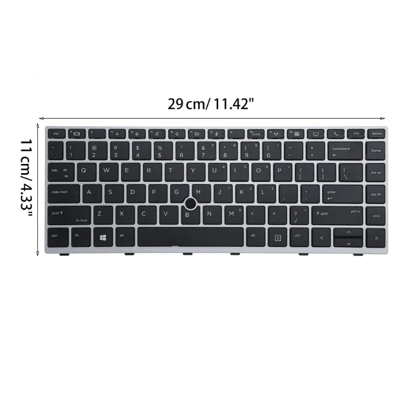 Клавиатура ноутбука Американская версия Английский для ноутбуков HP EliteBook 840 846 745 Изображение 5