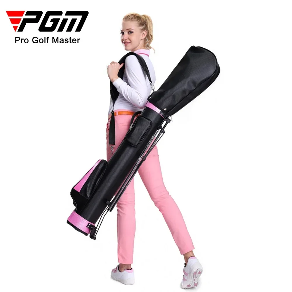Водонепроницаемые сумки для гольфа PGM, легкая портативная сумка для гольфа, прочная сумка для переноски, вмещающая 9 клюшек, плечевой ремень QIAB008 Изображение 3