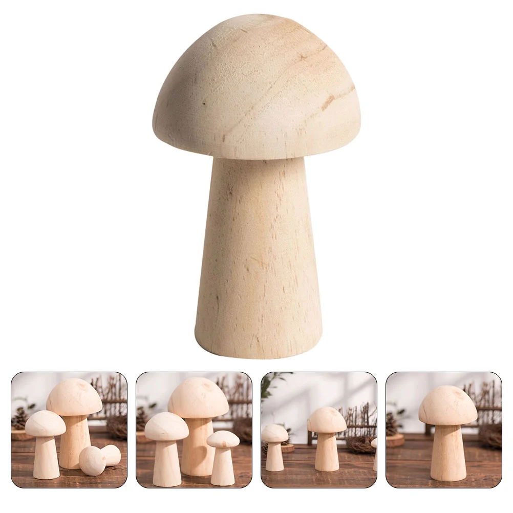 Орнамент из деревянных грибов, пустой незаконченный декор из грибов, белый эмбрион из деревянных грибов, граффити ручной работы, домашний декор Изображение 4