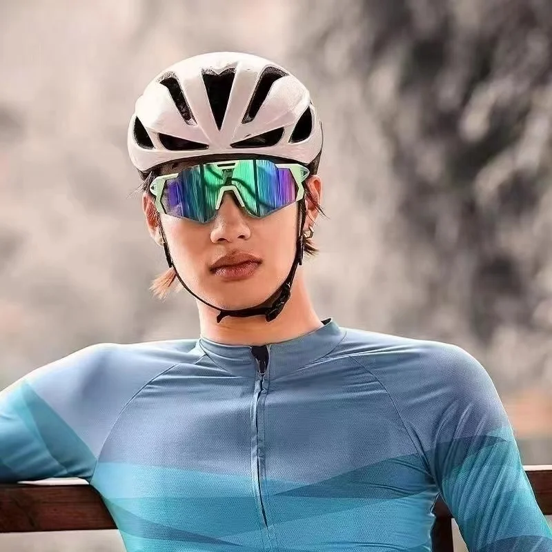 Велосипедные солнцезащитные очки UV400 Для мужчин и женщин MTB, очки для верховой езды, Очки для горного бега, очки для рыбалки, велосипедные очки с поляризованными линзами Изображение 2