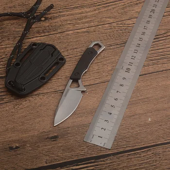 Kershaw 2085 Карманный Нож С Фиксированным Лезвием 8cr17 Лезвие Выживания Охота Тактический G10 + Алюминиевая Ручка Открытый Портативный EDC Походный Нож 1