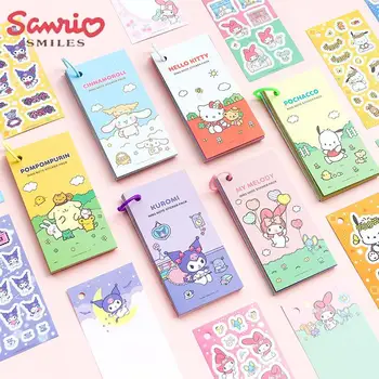 Sanrioed Ручная Наклейка Для Аккаунта Kawaii Anime Hello Kittys Kuromi Cinnamoroll Melody Декоративная Наклейка Ручной Набор Детских Игрушек Подарок 1