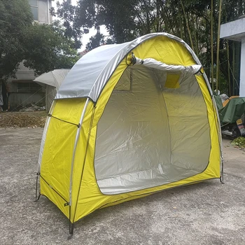 Велосипедные палатки с улучшенной защитой от дождя с водонепроницаемым дождевиком PU4000, навесы для хранения инструментов для мотоциклов на открытом воздухе, 4 сезона 1
