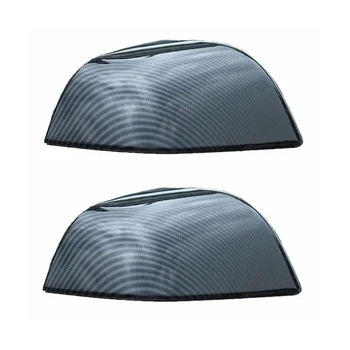 Для Model3/Y Защитный чехол для зеркала заднего вида, габаритный аксессуар, декоративное яркое углеродное волокно 1