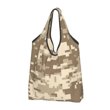 Женская многокамерная военная камуфляжная сумка для покупок через плечо с цифровым камуфляжем в пустыне, сумки большой емкости 1