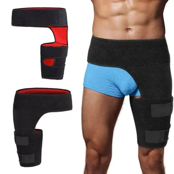 Защитные накладки для ног для фитнеса, предотвращающие мышечное напряжение, Компрессионные накладки для бедер, защита для поднятия тяжестей, мужская и женская спортивная защита для бедер 1