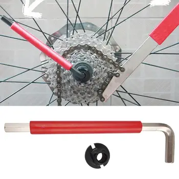 Инструмент для снятия кассеты с велосипеда, для снятия звездочки коленчатого вала, вспомогательный гаечный ключ, адаптер, шестигранный ключ, аксессуары для велоспорта 1