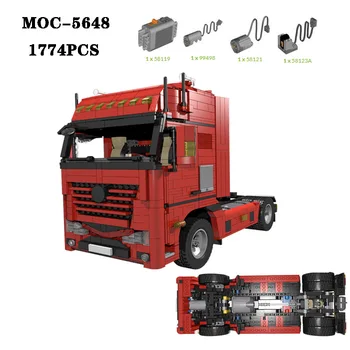 Классический строительный блок MOC-5648 Тяжелый грузовик 4 × 2 соединяемых деталей высокой сложности 1774 шт. Игрушка для взрослых и детей в подарок на день рождения 1