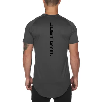 Мужская дышащая футболка для бега FITNESS SHARK с круглым вырезом и удобной охлаждающей футболкой с коротким рукавом 1