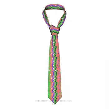Мужские галстуки с рисунком генетической последовательности ДНК, аксессуары для рубашек для уличной свадьбы в стиле хип-хоп с 3D-принтом 1