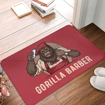 Нескользящий коврик для парикмахерской, кухонный коврик с винтажным логотипом Gorilla, ковер для балкона, приветственный коврик для дома, декоративный 1