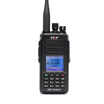 Портативная рация TYT MD-UV390 PLUS 10 Вт AES128/256 Шифрование ARC4 IP67 VHF/UHF DMR Цифровое радио Дальнего действия MD-UV390 Модернизированная Версия 1