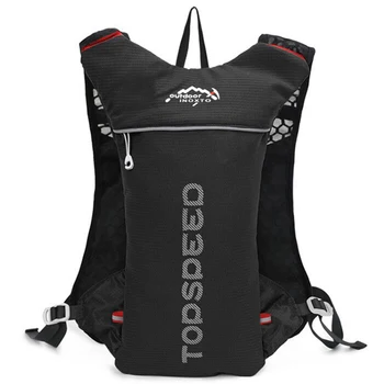 Сверхлегкий рюкзак для бега INOXTO объемом 5 л, жилет для бега, рюкзак для гидратации, велосипед для марафона на открытом воздухе, сумка для воды объемом 2 л, Марафонский забег 1