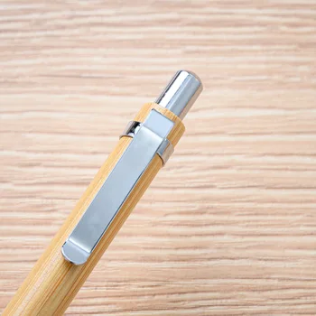 20ШТ Стилус, Бамбуковая ручка, шариковая ручка для печати, черные чернила, шариковая ручка для студенческого офиса, Рекламная ручка A02 2