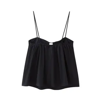 Jenny & Dave Fashion Girl с ремешком, сексуальный топ для вечеринок, женская блузка, черная рубашка с пайетками на Хай-стрит 2