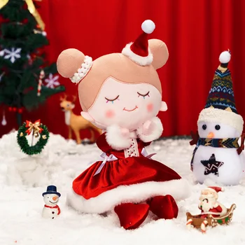 OUOZZZ Рождественские плюшевые игрушки Куклы для девочек, мягкая тряпичная кукла, кукла-Реборн, Рождественский декор, украшение в подарок, 15 дюймов 2
