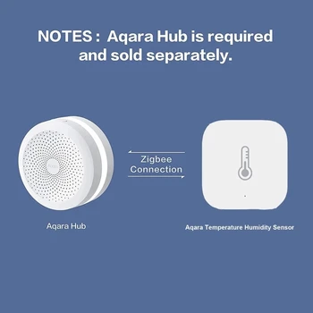 Датчик температуры Aqara, умный датчик давления воздуха, влажности, окружающей среды, интеллектуальное управление, умный дом Zigbee для Xiaomi home Homekit 2