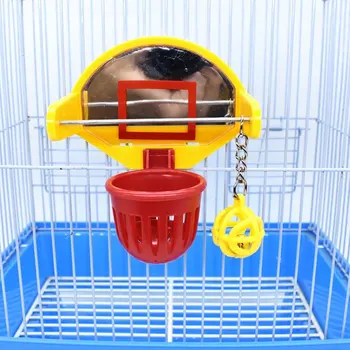 Игрушка для дрессировки птиц Стимулирует интерес к игре Благодаря внутреннему колокольчику, а материалы - прочная баскетбольная игрушка 2