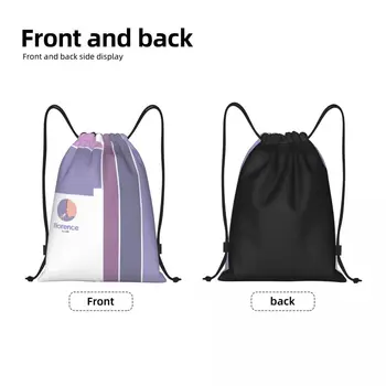 Изготовленные на заказ сумки-рюкзаки Florence By Mills на шнурке для мужчин и женщин, легкие спортивные сумки для занятий в тренажерном зале, сумки для йоги 2