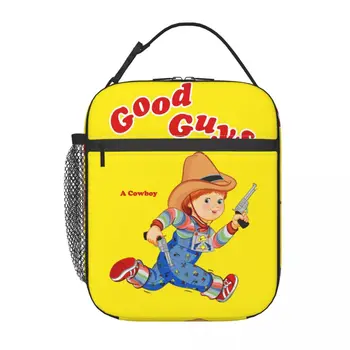 Ковбойская сумка для ланча Good Guys для школы Офиса детских игр Chucky Водонепроницаемый термоохладитель Bento Box для женщин и детей 2