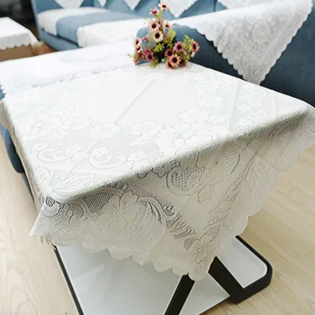 Милая Домашняя Белая кружевная ткань, Секционный чехол для дивана, полотенце для дивана, скатерть, украшение для дома 2