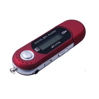 Мини-USB 4 ГБ MP3-плеер, цифровой ЖК-экран, поддержка 32G TF-карты, FM-радио с функцией FM, портативный Mp3-плеер 2
