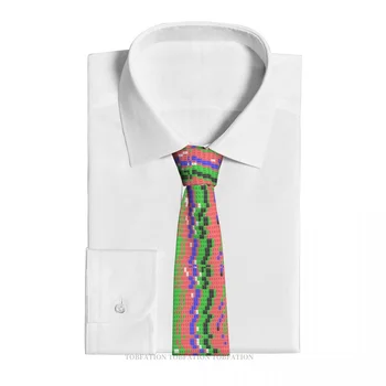 Мужские галстуки с рисунком генетической последовательности ДНК, аксессуары для рубашек для уличной свадьбы в стиле хип-хоп с 3D-принтом 2