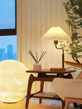 настольная лампа, французский элитный свет высокого класса, роскошное настроение прикроватной тумбочки в средневековой японской спальне 2