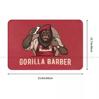 Нескользящий коврик для парикмахерской, кухонный коврик с винтажным логотипом Gorilla, ковер для балкона, приветственный коврик для дома, декоративный 2