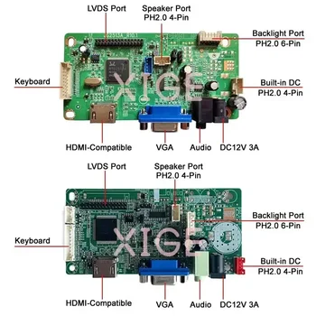 Плата драйвера Матричного контроллера Подходит для LP141WX1-TL LP141WX3-TL DIY Тестовый комплект 1280*800 VGA ЖК-экран 1CCFL LVDS 30-Контактный HDMI-Совместимый 2