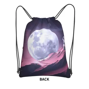 Сумки Fallen Moon, рюкзаки, тканевая сумка для женщин, мужская сумка для соревнований, сумка для йоги, сумка для покупок, мультфильм большой емкости 2
