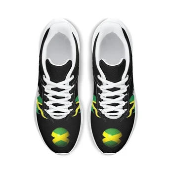 Художественный дизайн флага Бразилии, футбольные кроссовки с рисунком для женщин, Летние комфортные дышащие спортивные кроссовки для бега на открытом воздухе, нескользящие кроссовки 2